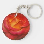 カンバスフレーミングレッドローズ キーホルダー (裏面)