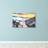 カンバスブラン城 キャンバスプリント (インサイチュ (ウッドフロア))