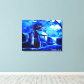 カンバス上のMOJISOLA GBADAMOSI奥管油 キャンバスプリント (インサイチュ (ウッドフロア))