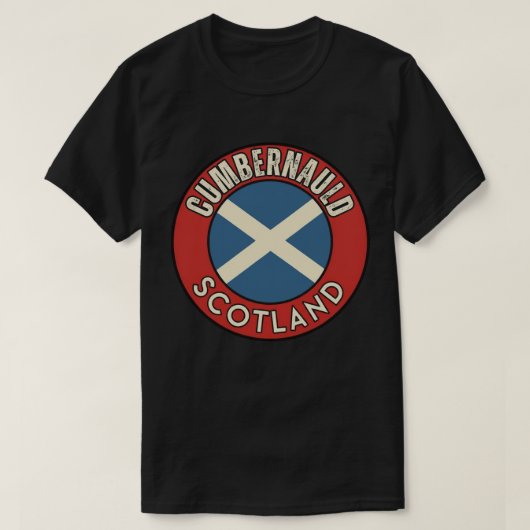 カンバーノールド、スコットランド Tシャツ (デザイン正面)