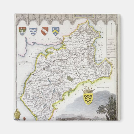 カンバーランドの地図, 'マウス's English マグネット (正面)