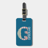 カンバーランドメリーランドレトロ ラゲッジタグ (正面縦)