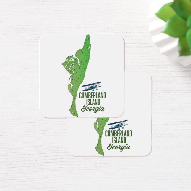 カンバーランド島ジョージアの地図 (デスク)