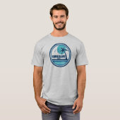 カンバーランド島ジョージアヤシの木と鳥 Tシャツ (正面フル)