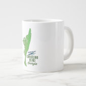 カンバーランド島ジョージア州地図 ジャンボコーヒーマグカップ (正面右)