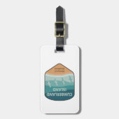 カンバーランド島国立海浜海岸 ラゲッジタグ (正面縦)