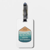 カンバーランド島国立海浜海岸 ラゲッジタグ (裏面縦)