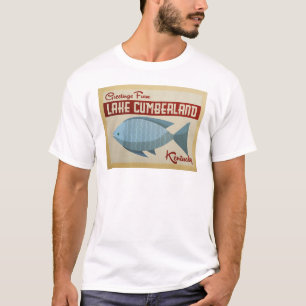 カンバーランド湖フィッシュヴィンテージ旅行 Tシャツ