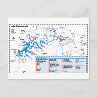 カンバーランド湖 ポストカード