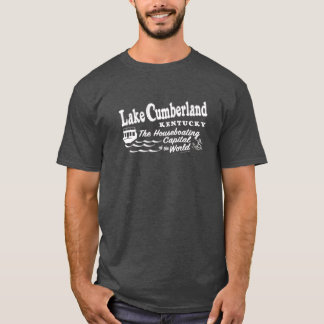 カンバーランド湖Tシャツ – White on Dark Gray Tシャツ
