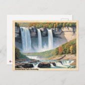 カンバーランド秋ケンタッキーヴィンテージトラベル ポストカード (正面/裏面)