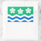 カンバーランド長方形ステッカーの国旗 長方形シール (バッグ)