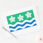 カンバーランド長方形ステッカーの国旗 長方形シール (封筒)