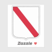 カンパニアのコート，イタリア シール (シート)