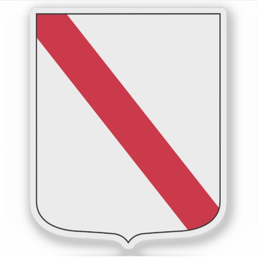 カンパニアのコート，イタリア シール (正面)