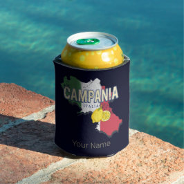 カンパニアイタリアレトロリージョンマップヴィンテージ土産 缶クーラー