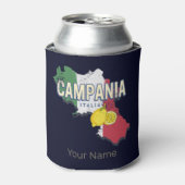 カンパニアイタリアレトロリージョンマップヴィンテージ土産 缶クーラー (缶正面)