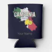 カンパニアイタリアレトロリージョンマップヴィンテージ土産 缶クーラー (正面)