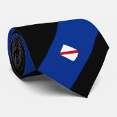 カンパニアストライプの国旗 ネクタイ (ロール)