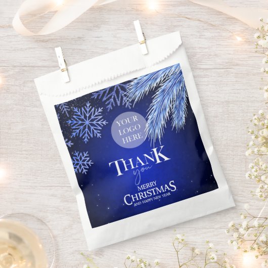 カンパニークリスマス ロゴ パーソナライズ フェイバーバッグ (クリップ留めされた状態)