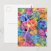 カンパラウガンダの市地図 ポストカード (正面/裏面)