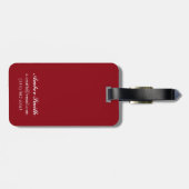 カンパリの苦いヴィンテージPosterEurope ラゲッジタグ (裏面横)