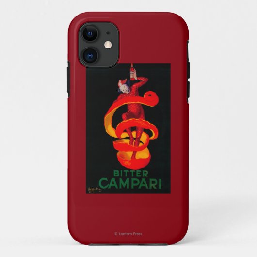 カンパリの苦いヴィンテージPosterEurope Case-Mate iPhoneケース (裏面)