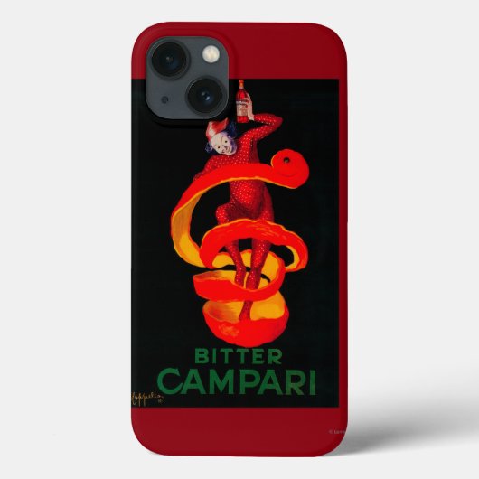 カンパリの苦いヴィンテージPosterEurope Case-Mate iPhoneケース (裏面)