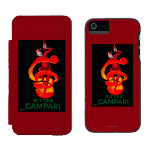 カンパリの苦いヴィンテージPosterEurope iPhone SE/5/5sウォレットケース