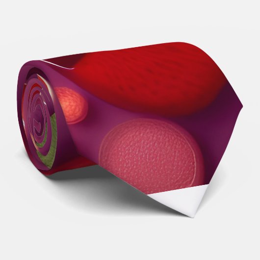 カンパリソーダグレープフルーツカラフル模様 ネクタイ (ロール)