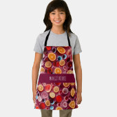 カンパリソーダジュース水の色パターン エプロン (インサイチュ)