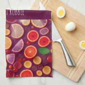 カンパリソーダパタカラフルーン キッチンタオル (四つ折り)
