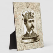 カンパンクの時計仕掛けの脳の頭を瓶の中に フォトプラーク (側面)