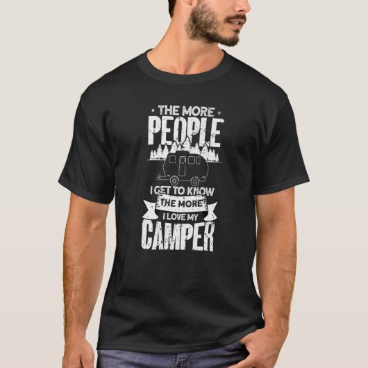 カンパーカラバンキャンプ Tシャツ (正面)