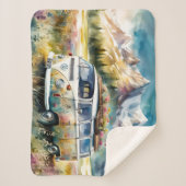 カンパーバンブリスレトロカンパーバンインザマウンテンズ シェルパブランケット (正面)