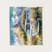 カンパーバンブリスレトロカンパーバンインザマウンテンズ タペストリー (正面)