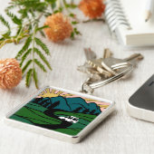 カンパーバンマウンテンズバンライフRVサンライズ キーホルダー (側面)