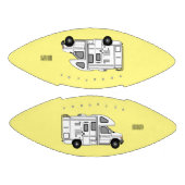 カンパーバン漫画イラストレーション アメリカンフットボール (パネル)