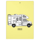 カンパーバン漫画イラストレーション クリップボード (裏面)