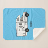 カンパーバン漫画イラストレーション シェルパブランケット (正面(横))