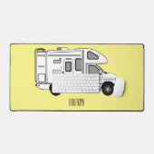 カンパーバン漫画イラストレーション デスクマット (キーボード&マウス)