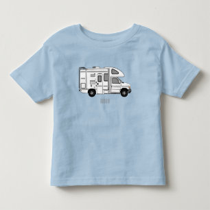 カンパーバン漫画イラストレーション トドラーTシャツ