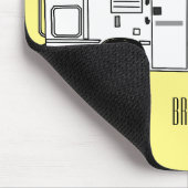 カンパーバン漫画イラストレーション マウスパッド (コーナー)