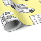 カンパーバン漫画イラストレーション ラッピングペーパー (ロールコーナー)