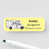 カンパーバン漫画イラストレーション 名札 (インサイチュ)