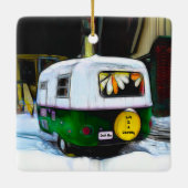 カンパーヒッパイライフはジャーニージャストゴーレトロ セラミックオーナメント (裏面)