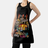 カンパーレディメンガールズキャンプビーチサンダルレトロキャンプK エプロン (インサイチュ)