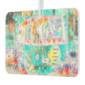 カンパーレトロヒッパイグルーヴアンドヴィーベアーポップ・アートのト カーエアーフレッシュナー (左)