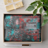 カンパーレトロヒッピーのロードトリップへ幸せ 薄葉紙 (ギフト)