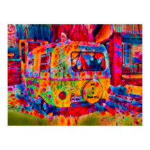 カンパーレトロヒッピーカラフルライフはロードトリップ